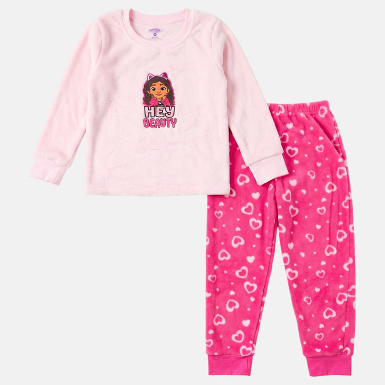 Picture of GB52044240 GIRLS GABBYS DOLLHOUSE FLEECE PYJAMA 2-8 YEARS